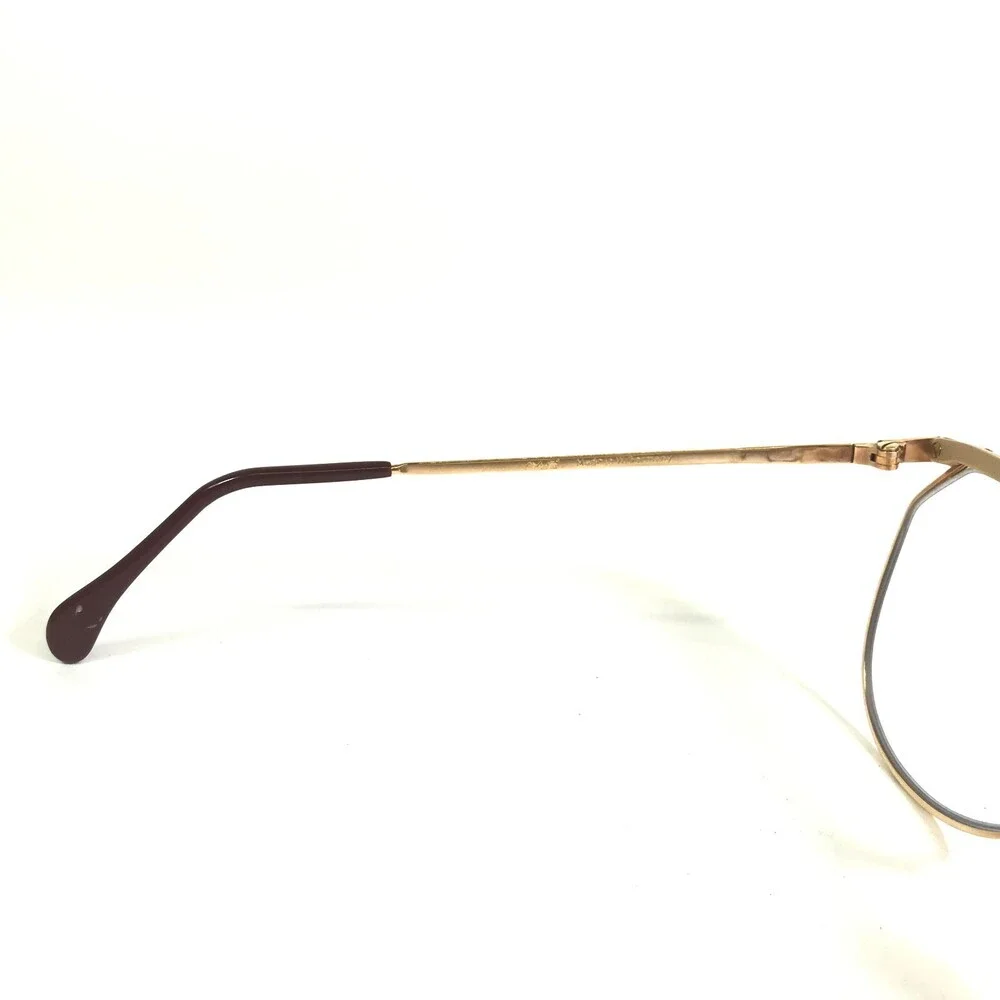 Vintage AVOS Eyeglasses Frames Gold Pink Blue Green Round Full Rim 56-17-130